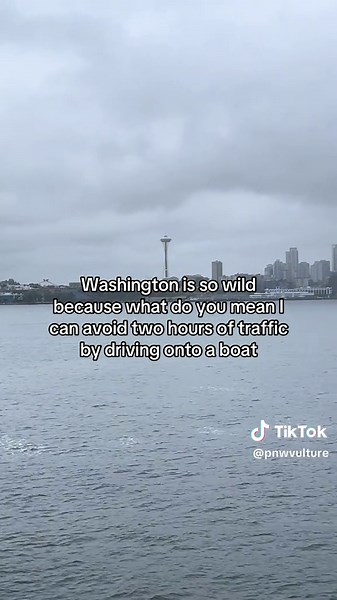 Your sign to take a ferry into Seattle 👀 this was from Bremerton! #seattle #washington #fyp #travel #ferry