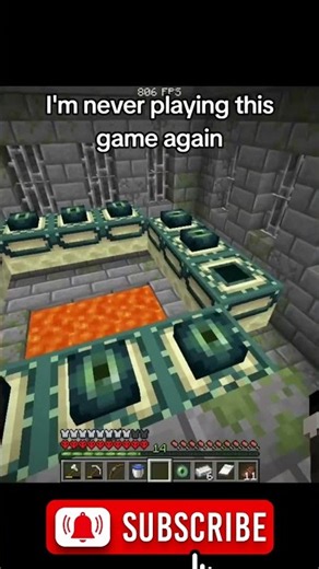 POV: Minecraft ender portal in a nutshell #gaming #mindset #shortsfeed #memes #shorts #fypシ゚viral
