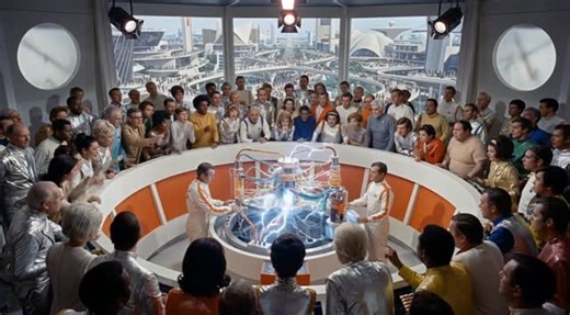 Artomaton on Instagram: "Come see the positronic reverse gravitational ion drive in action! Live demonstrations every afternoon at 14:00 in the Pavilion of Perpetual Propulsion! First experiments with Kling 3 in @krea_ai ! #aifilm #retrofuturism #worldsfair #sciencefiction #worldoftomorrow"