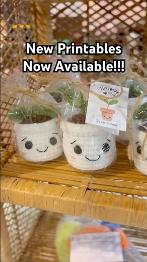 New printables for the Mini Sprout Buddy Crochet Pattern are now available thanks to ‪@kamigoodies‬