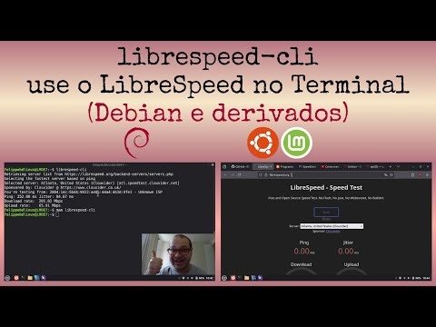 librespeed-cli use o LibreSpeed no Terminal (Debian e derivados)