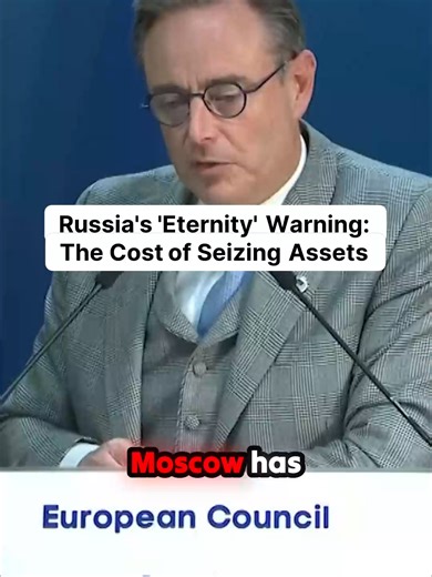 ⚠️ Bart De Wever issues a stark warning on seizing Russian assets: Moscow has made it clear that any confiscation would trigger consequences “until eternity.” From counter-confiscations of Western assets to rulings by Russian courts targeting European companies, banks, and even Euroclear clients worldwide, the risks could spiral far beyond the initial decision. #BartDeWever #RussiaAssets #Geopolitics #Europe #Euroclear