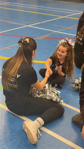 6.3K views · 57 reactions | Our academy squad were taking such great care of our kids cheer students at todays game without any prompts. Moments like these remind us exactly why we’re so proud of the culture we’ve built. Teamwork and kindness at the heart of everything we do  #Together #cheerfamily #support | Plymouth Cheerleaders | Facebook