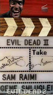 Evil Dead II (1987) Original Production Clapperboard #evildead #evildead2 #samraimi #brucecampbell