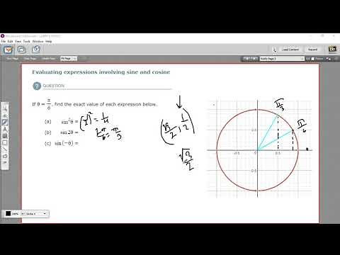 Evaluating expressions involving sine and cosine