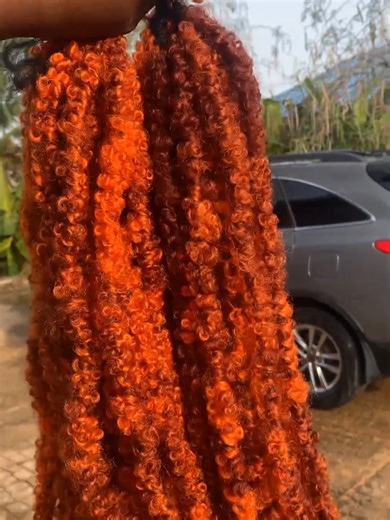 22-inch Fluffy Butterfly Locs Extensions in a custom