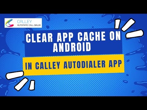 How to Clear Cache in Calley Android App?