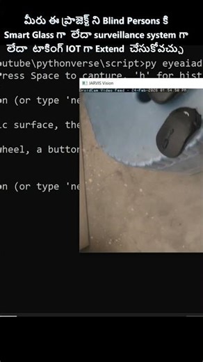 Part -2 : Build Ultimate AI Assistant in Telugu (Vision + Voice + Memory) | Pytnon Project in telugu
