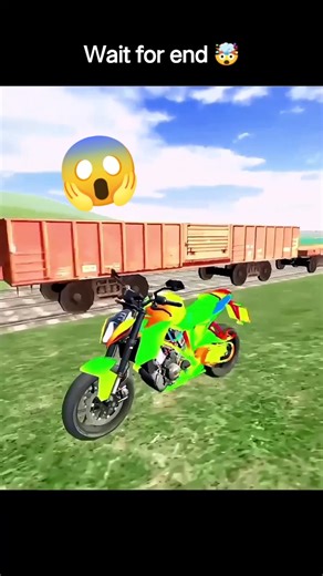 Franklin Gayab Amazing Stend Train 😱 Indian bikes driving 3D #indianbikedriving3d