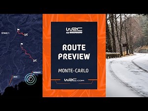 Route Preview | WRC Rallye Monte-Carlo 2023
