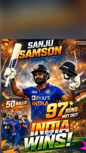 Sanju Samson 97 run
