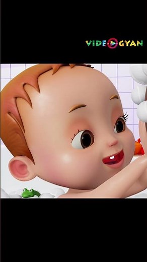 Bathing Baby Doo Doo Doo | Nursery Rhymes & Kids Songs #youtubeshorts #shorts #childrensongs