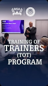 Elevate your training expertise with MSA CLC's January Training of Trainers (TOT) program! This practical, hands-on course is ideal for those who are passionate about mastering the art and science of training. In today’s fast-paced business environment, strong training skills can set you apart. Seize this opportunity to become an exceptional trainer and motivate your team to success. To sign up: https://forms.gle/dw4VSamB7Z8T9ZiE9 Or contact MSA CLC on WhatsApp: https://api.whatsapp.com/send/?ph