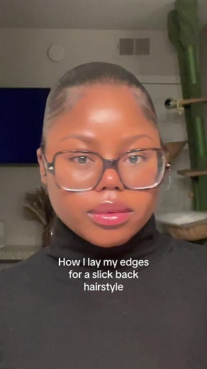 How to Lay Edges for a Slick Back Hairstyle