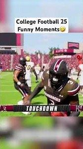 College Football 25 Funny Moments🤣 #collegefootball #cfb25 #shorts