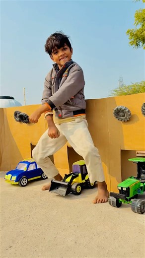 Remote Control Jcb And Dumper Truck tractor Unboxing And Testing Short Video #automobile #ytshorts