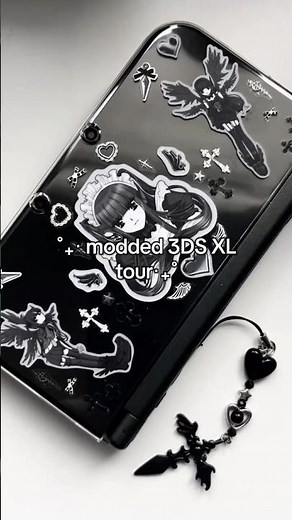 modded 3DS XL mini tour 🖤