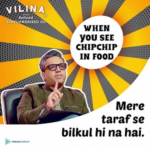 Choose only the best for your health. Use Vilina Refined Sunflowerseed Oil and cook more food with less oil. So, eat light, feel light! . . . #VilinaOil #Vilinalife #sunfloweroil #CookingOil #Healthycookingoil #harrecipebanayeyaadgar #LessOilCookMore #sharktank #sharktankindia #healthyfood | Vilina Refined Cooking Oil