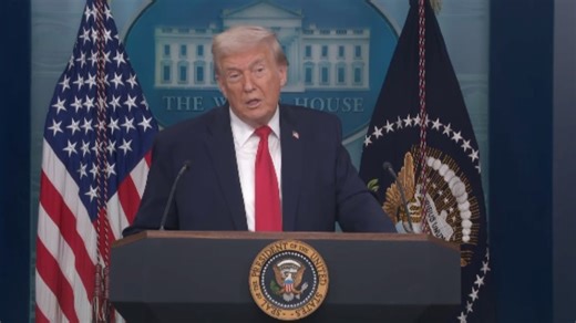 WATCH: Trump Joins White House Press Briefing