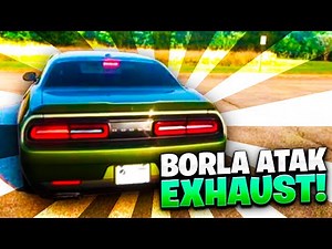 DODGE CHALLENGER 2019 SXT BEFORE AND AFTER BORLA ATAK CATBACK EXHAUST INSTALL & REVIEW LOUD SOUND V6