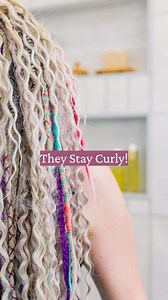 7.3K views · 98 reactions | Our braid-in wavy dreadlock extensions stay curly!  #wildcraftedbeauty #hairstyles #hairextensions #dreads #dreadlocks | Wildcrafted Beauty | Facebook
