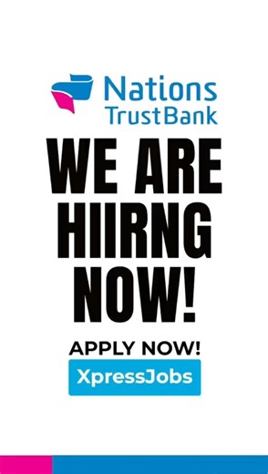 Nations Trust Bank is Hiring Trainee Banking Assistant / Banking Assistant – Contact Center ✅ Five credit passes in G.C.E O/L including English & Mathematics ✅ Good communication skills with fluency in English & Sinhala Apply now via 🔗 https://xpress.jobs/jobs/view/241414/trainee-banking-assistant-banking-assistant---contact-center-nations-trust-bank #NationsTrustBank #BankingJobs #TraineeJobs #ContactCenterJobs #NowHiring #XpressJobs #CareerOpportunities | XpressJobs