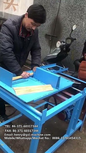 Simple Bamboo toothpick making machine set 5