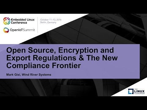 Open Source, Encryption and Export Regulations & The New Compliance Frontier