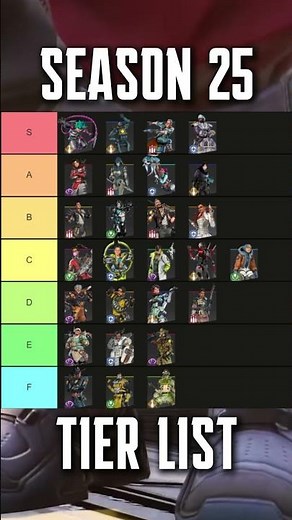 Apex Legends Season 25 Tier List 🫡