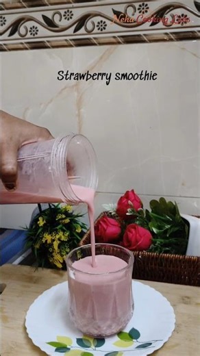 Strawberry Smoothie Recipe | Healthy and Refreshing Drink | Neha Cooking Labs