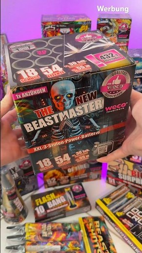 Lidl Fireworks 2025 👉 The New Beastmaster WECO 🔥 #lidlfireworks #lidl #fireworks
