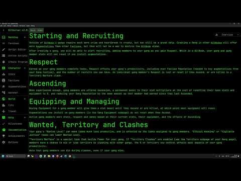 Let Play Bitburner #031 Bitnode 2 Gangs