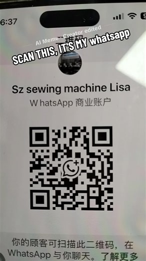 who want to buy embroidery machine, scan me on whatsapp,let's start talk #factoryprices #monogrammachine #embroiderymachine