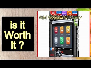 Autel MK808BT PRO Scanner Features - Important Information