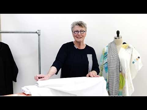 Designer Katherine Tilton discusses fabrics for her Butterick tunic pattern B6735