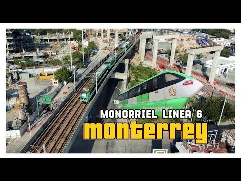 🎥🚁 Monorriel Monterrey Linea 6 🚝