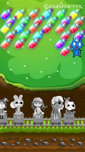 🎨Dropping Color Jars to Restore Catnap, Vee, Yatta & Jellybell! #shorts