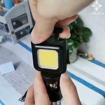 Rechargeable Keychin Light | Waterproof Mini COB Flashlight | Pocket Working Light