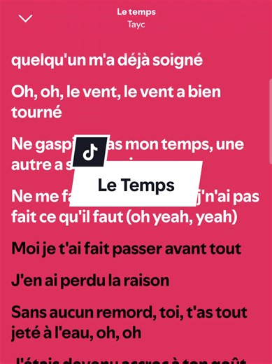 Le Temps : La douce mélodie de Tayc