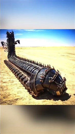 “Insectoid Mech Transforms into Alien Vehicle in the Desert | Sci-Fi Awakening”
