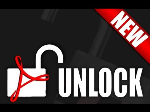 How to unlock or unsecure secured pdf file -simplest trick
