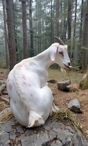 WHITE Goat's SHOCKING Forest Infection! #animals #goat #goatlovers #trending #rescuestory #wildlife | Aluguer de serpentina