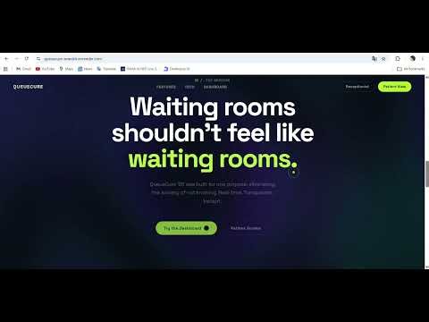 QueueCure – Real-Time Clinic Queue Management System | Hackathon Demo