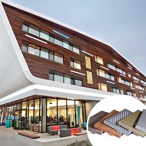 [Hot Item] Hotel Exterior Perforated Aluminum Veneer Curtain Wall Cladding Sheets Cladding Exterior Wall
