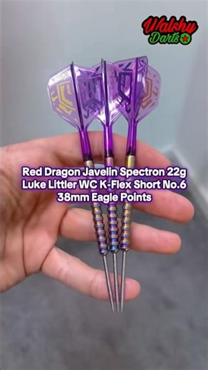 My Red Dragon Javelin Spectron Setup 😍 #3dart #180 #darts