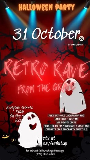 1.3K views | KATZY'S live is proud to present the Halloween Party, Retro Rave from the Grave. | Katzy's | Facebook