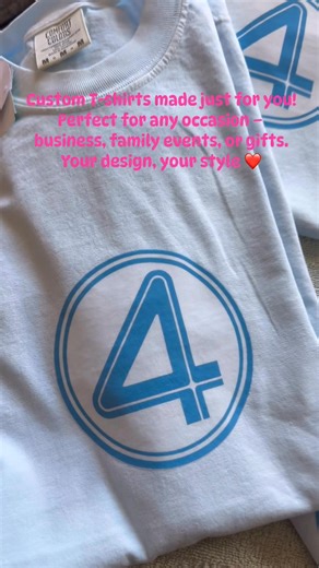 7 comments | Custom T-shirts made just for you! Perfect for any occasion — business, family events, or gifts. Your design, your style ❤️ | Perlass Creations | Facebook