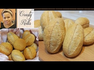 Crusty rolls recipe | Wholegrain crusty rolls