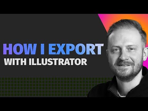 Exporting an image with Adobe Illustrator