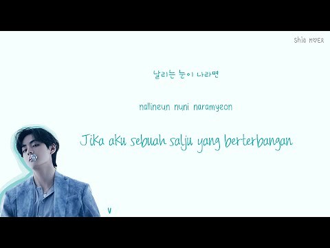 BTS - Spring Day (V Demo) [Han/Rom/Ina] Color Coded Lyrics Lirik Terjemahan Indonesia